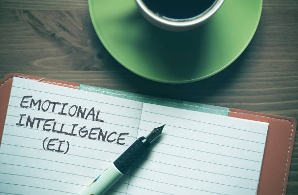 Emotional Intelligence written on a notebook